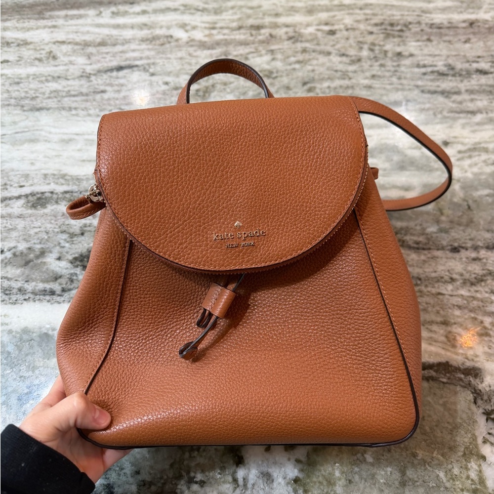 Kate Spade Leila Medium Flap Leather Backpack
NWOT - Picture 3 of 11